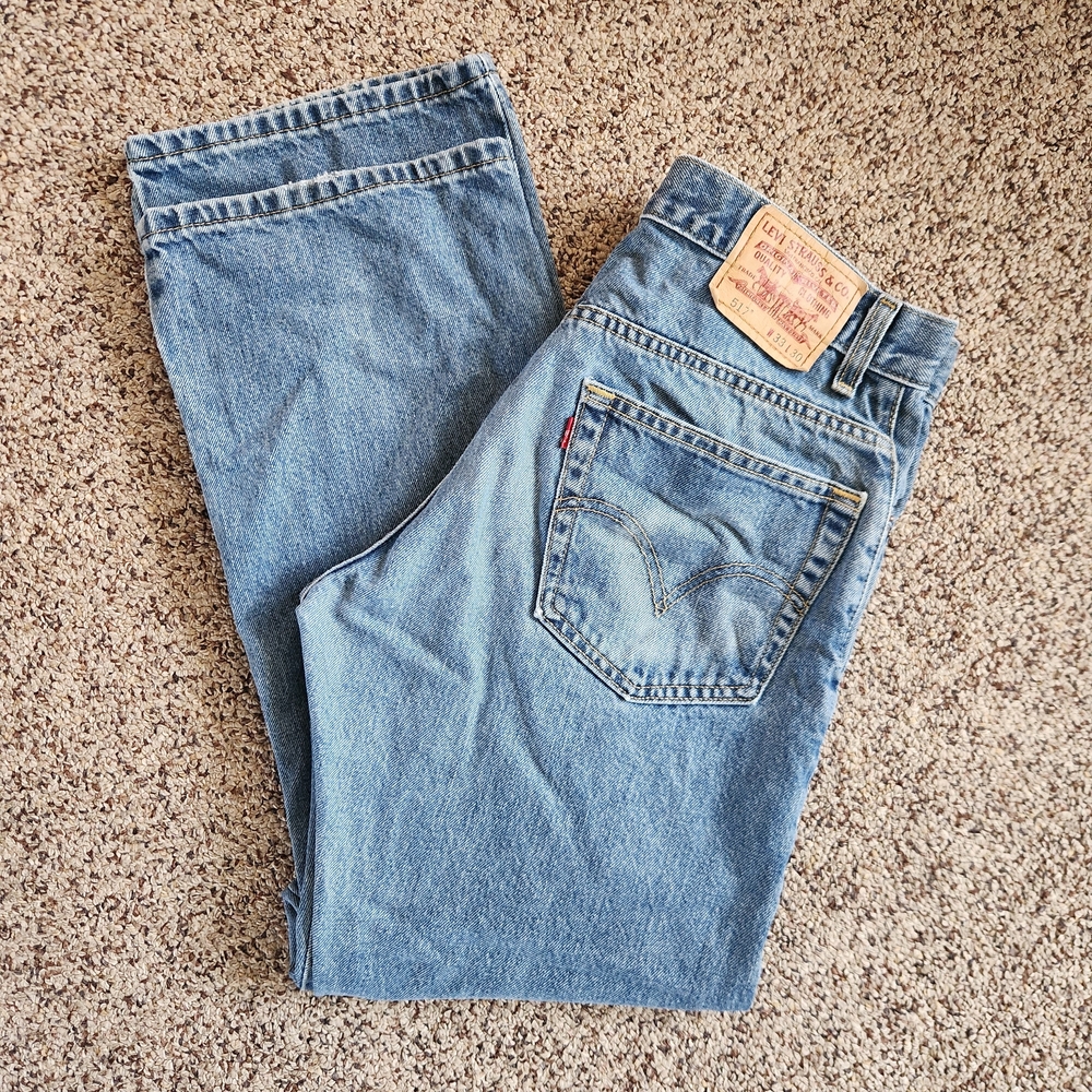 Levi's 517 Bootcut Men's Blue Jeans Size 33x30